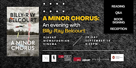 An Evening With Billy-Ray Belcourt