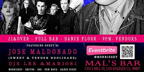Morrissey & Smiths 80's Dance Party - MOZ DISCO