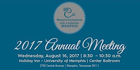 2017 Women's Foundation for a Greater Memphis Annual Meeting primary image