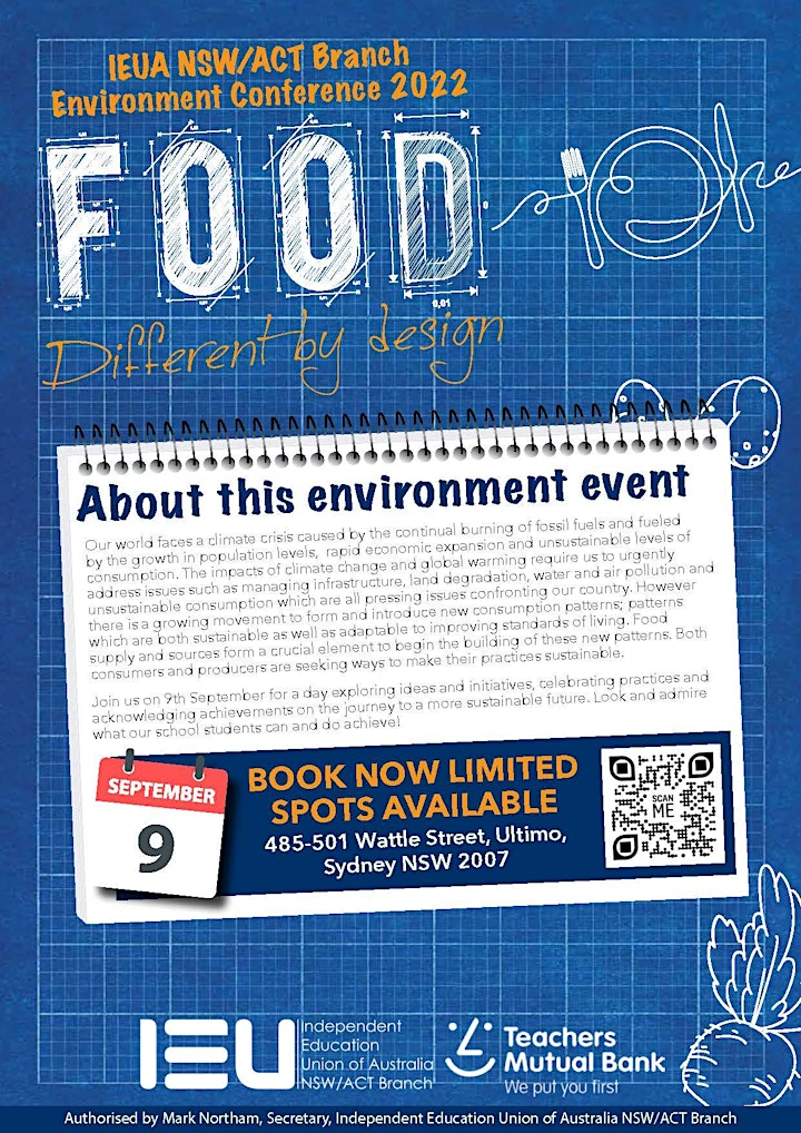 Sydney - IEU 2022 Environment Conference: Food Different by Design image