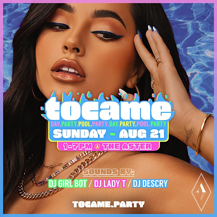 tócame presents: sunday pool party image