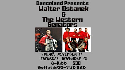 Walter Ostanek and The Western Senators Live At Danceland Friday Nov.11 primary image