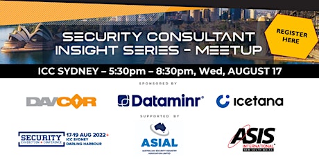 Security Consultant Insight Series Meetup