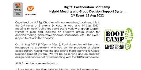 Digital Collaboration BootCamp - Group Decision Support System