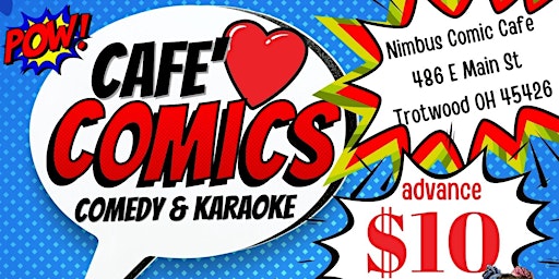 Cafe Comics Comedy and Karaoke  at Nimbus Cafe