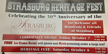 Strasburg Heritage Fest