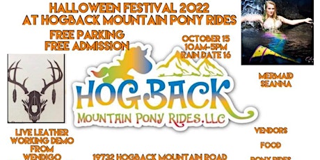Halloween Festival 2022 @ Hogback Mountain Pony Rides