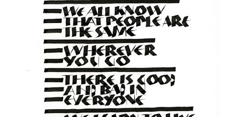 Calligraphy Workshop with Peter Taylor tickets