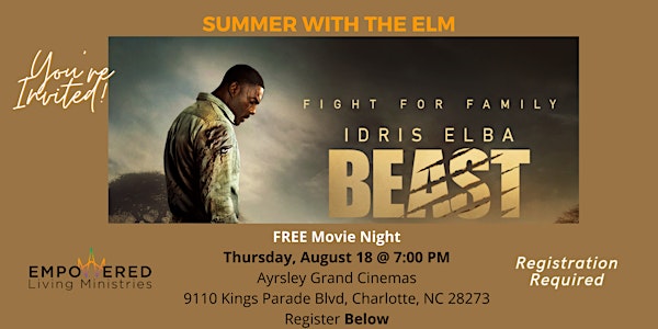 Special Movie Screening of BEAST hosted by Barrett Berry and The Elm Church