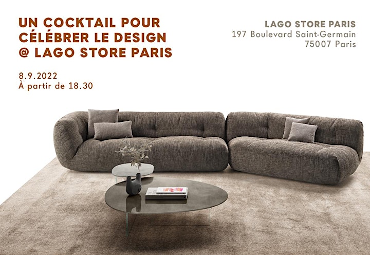 Un cocktail pour célébrer le design @ LAGO Store Paris image