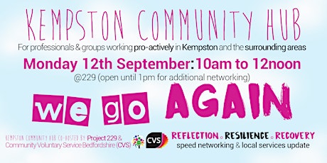 Kempston Community Hub: 'We Go Again' primary image