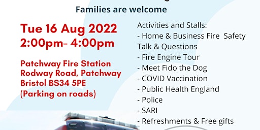 Patchway Fire Station Chinese Community Event