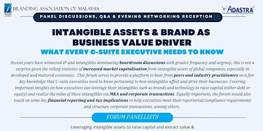 Intangible Assets & Brand as Business Value Driver