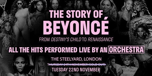 The Story of Beyoncé - Performed by a 16-piece Orchestra (Second Date)