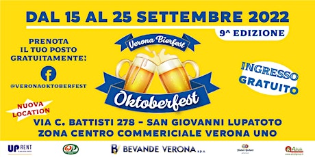 • Verona Oktoberfest 2022 • (Ingresso libero)