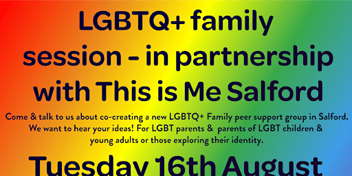 This is Me Salford & VFTS LGBTQ+ family session