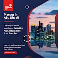 Strathclyde Business School Abu Dhabi Open Day