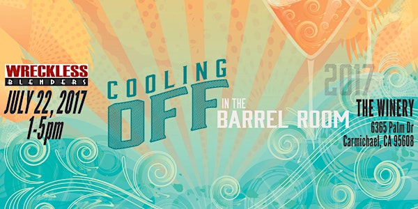 Cooling off in the Barrel Room (2017) at the Wreckless Winery