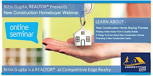 Buying New Construction Home in Dallas Seminar (Webinar) - Online via Zoom