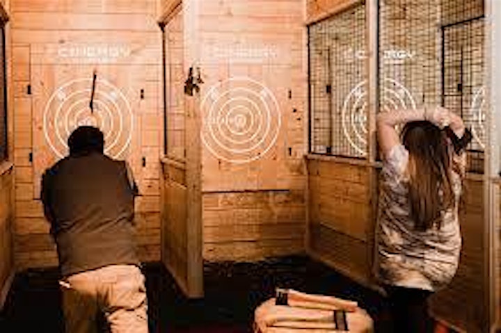 Axe Throwing with the SAME Tulsa Post image
