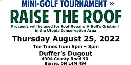Rai$e the Roof Mini Golf Tournament