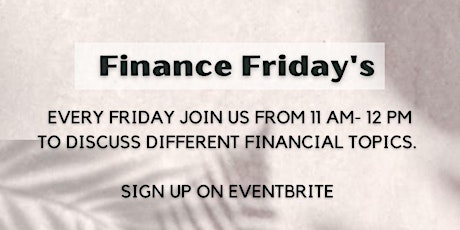 Finance Friday's