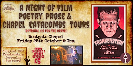 A Night of FILM Poetry, Prose &  Chapel  Catacombs  Tours