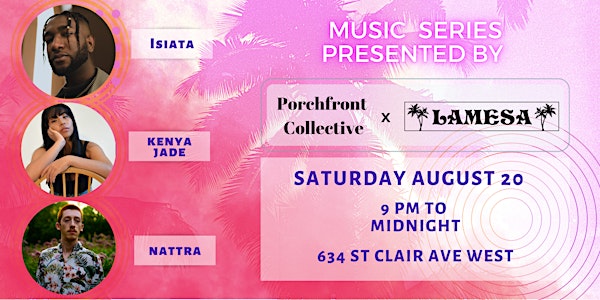 Porchfront Collective x Lamesa Music Series