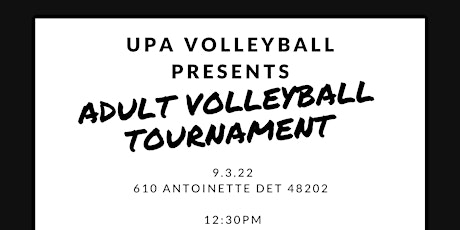 Adult Volleyball Tournament