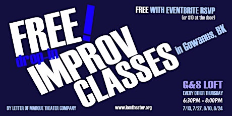 FREE Improv Class in Brooklyn!  primary image