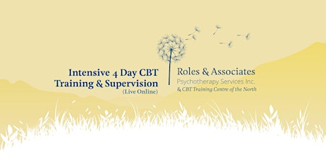 Intensive 4 Day CBT Training & Supervision (live online)