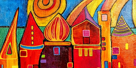 Paint & Potluck:  "Village of Dreams" in the style of Hundertwasser primary image