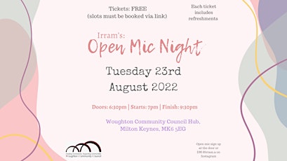 Irram’s Open Mic Night