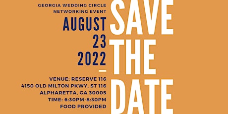 Georgia Wedding Circle - August Networking Event