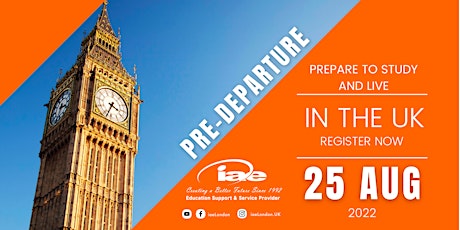 Pre-departure || Prepare to Study and Live in the UK||