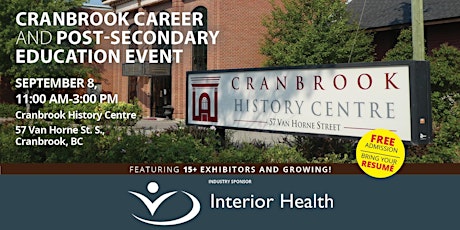 Cranbrook Career and Education Fair - 2022