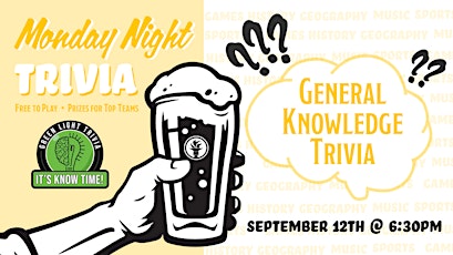 Monday Night Trivia: General Knowledge primary image