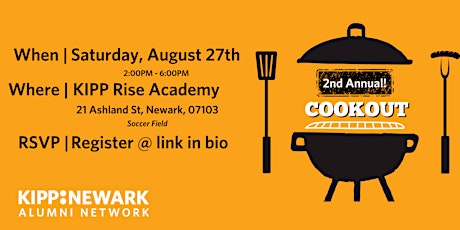 2nd Annual KIPP Newark Alumni Network Cookout