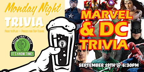 Monday Night Trivia: Marvel & DC Trivia primary image
