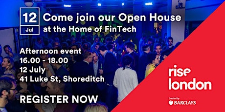 Join Our Open House at the Home of FinTech Startups primary image