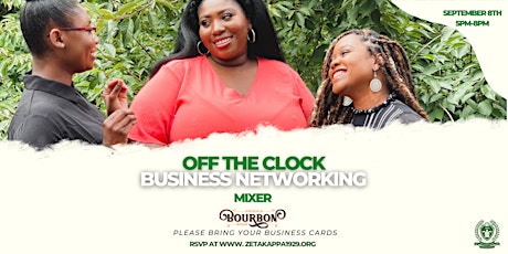 Off the Clock Business Networking Mixer