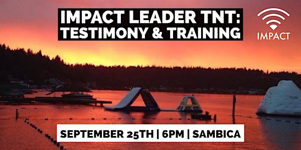 IMPACT LEADER TNT: Testimony and Training