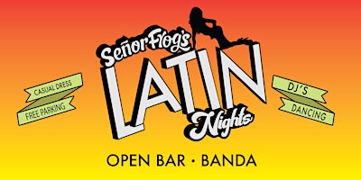 Imagem principal de Saturday's World Famous LATIN NIGHTS ~OPEN BAR~ Party, 3 DJ's & BANDA!