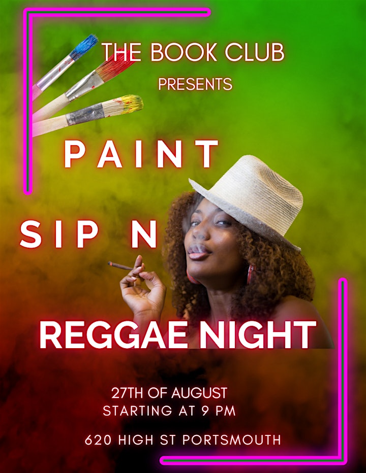 Paint n Sip Reggae Night-The Puff Experience image
