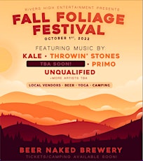Fall Foliage Festival @ Beer Naked Brewery by Rivers High Entertainment