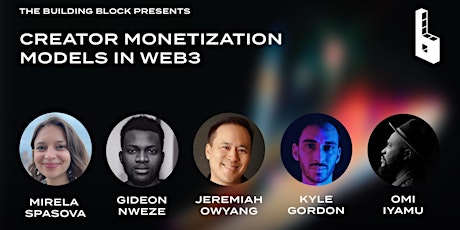 [CRYPTO HAPPY HOUR] Creator Monetization Models in Web3