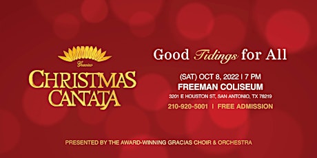 2022 Gracias Christmas Cantata Concert in San Antonio