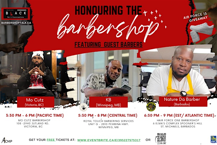 The Barbershop Talk Series :  Honouring the Barbershop image