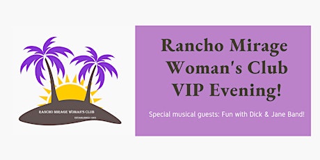 Rancho Mirage Woman's Club VIP Evening