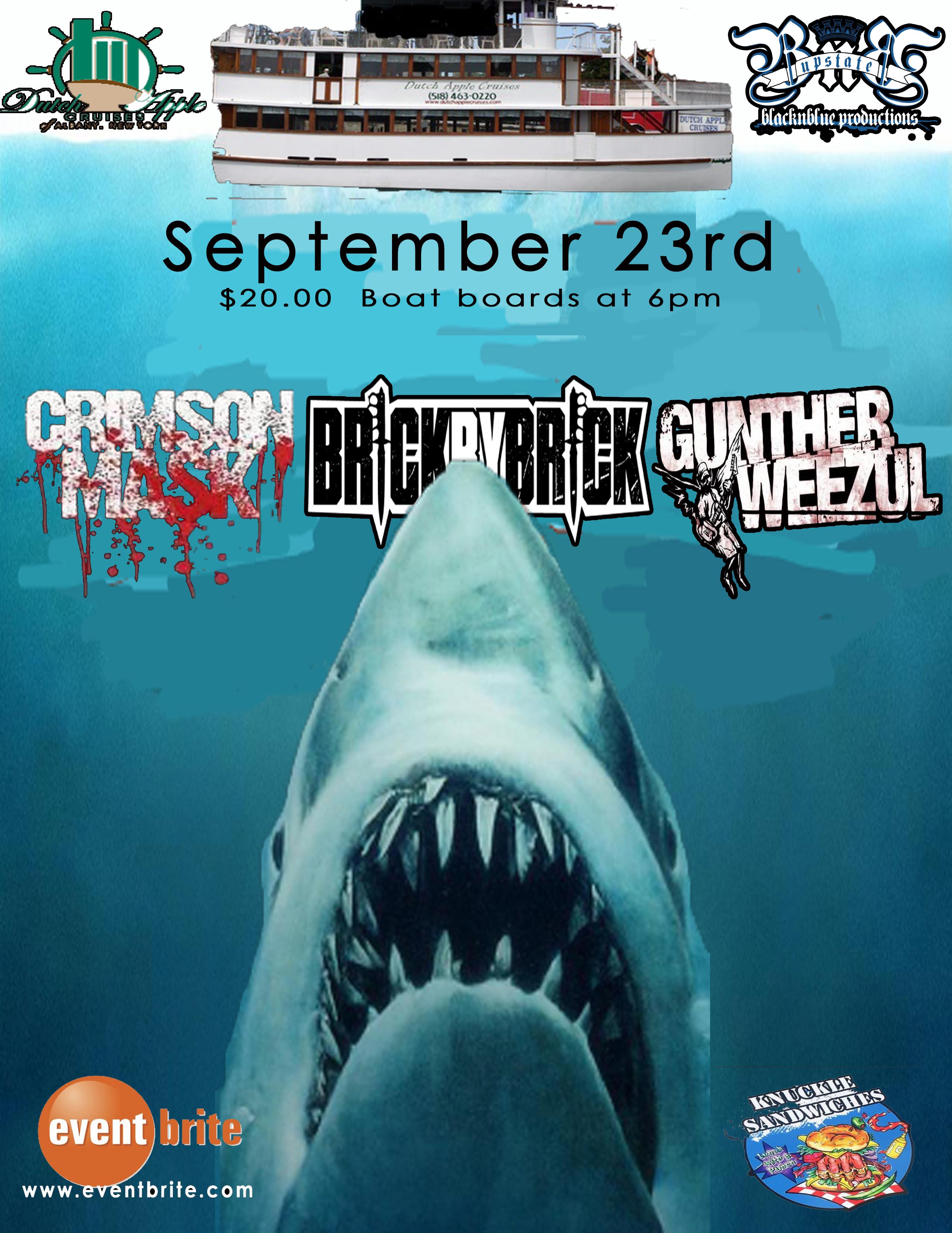 Metal Boat Cruise with Crimson Mask, Brick By Brick, Gunther Weezul